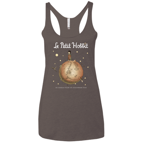T-Shirts Macchiato / X-Small Le Petit Hobbit Women's Triblend Racerback Tank