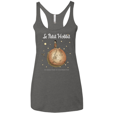 T-Shirts Premium Heather / X-Small Le Petit Hobbit Women's Triblend Racerback Tank