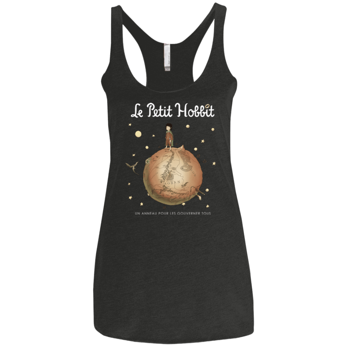 T-Shirts Vintage Black / X-Small Le Petit Hobbit Women's Triblend Racerback Tank