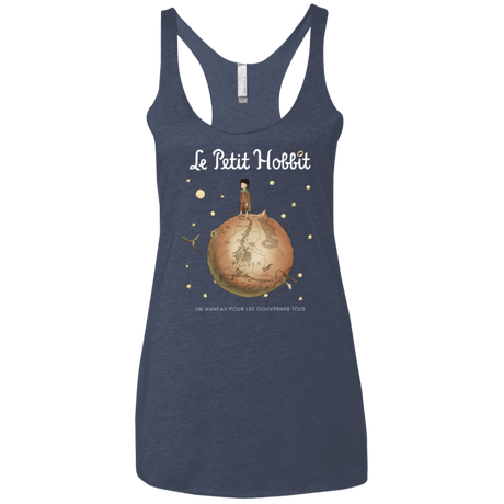 T-Shirts Vintage Navy / X-Small Le Petit Hobbit Women's Triblend Racerback Tank