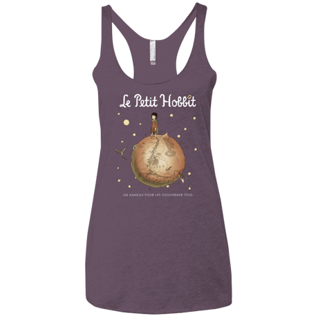 T-Shirts Vintage Purple / X-Small Le Petit Hobbit Women's Triblend Racerback Tank