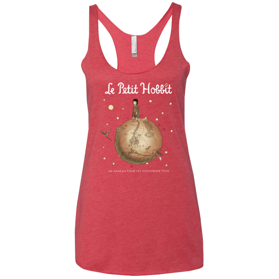 T-Shirts Vintage Red / X-Small Le Petit Hobbit Women's Triblend Racerback Tank