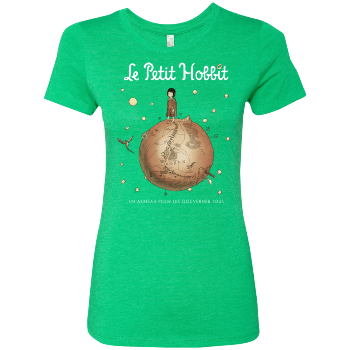 T-Shirts Envy / Small Le Petit Hobbit Women's Triblend T-Shirt
