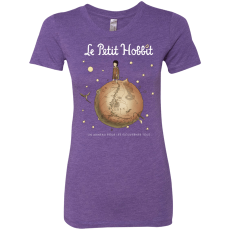 T-Shirts Purple Rush / Small Le Petit Hobbit Women's Triblend T-Shirt