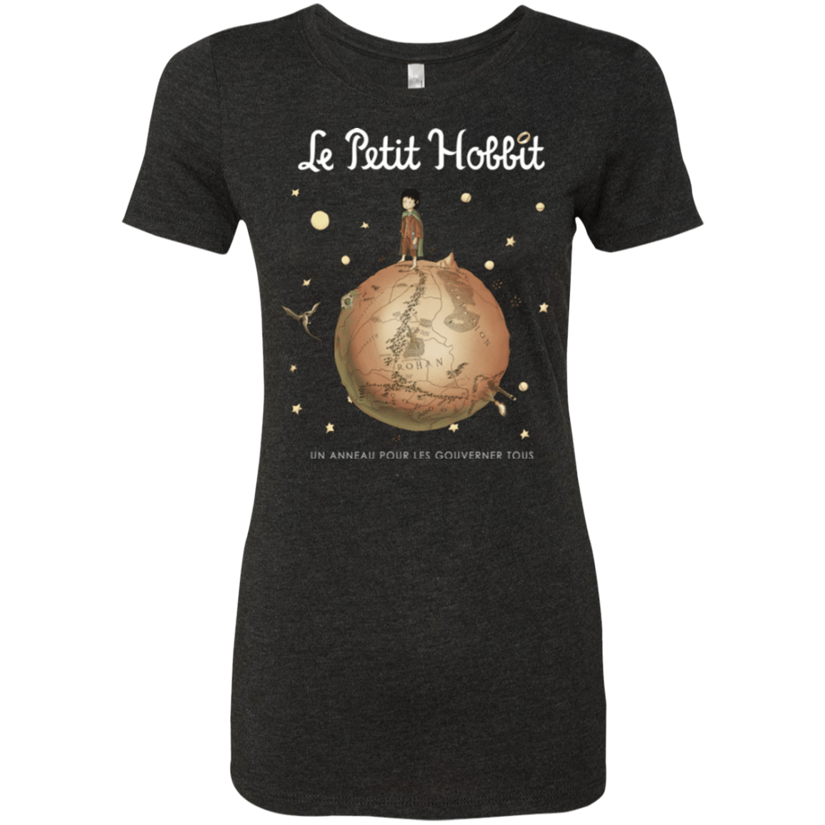 T-Shirts Vintage Black / Small Le Petit Hobbit Women's Triblend T-Shirt