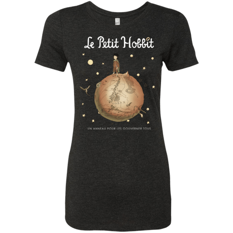 T-Shirts Vintage Black / Small Le Petit Hobbit Women's Triblend T-Shirt