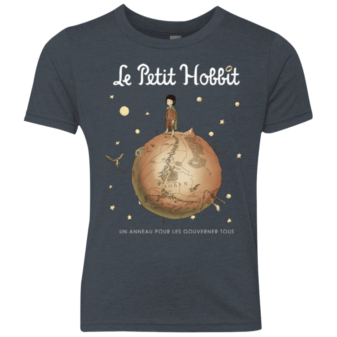 T-Shirts Vintage Navy / YXS Le Petit Hobbit Youth Triblend T-Shirt