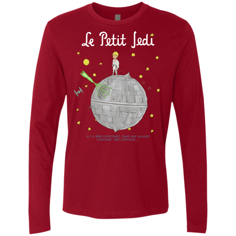 T-Shirts Cardinal / Small Le Petit Jedi Men's Premium Long Sleeve