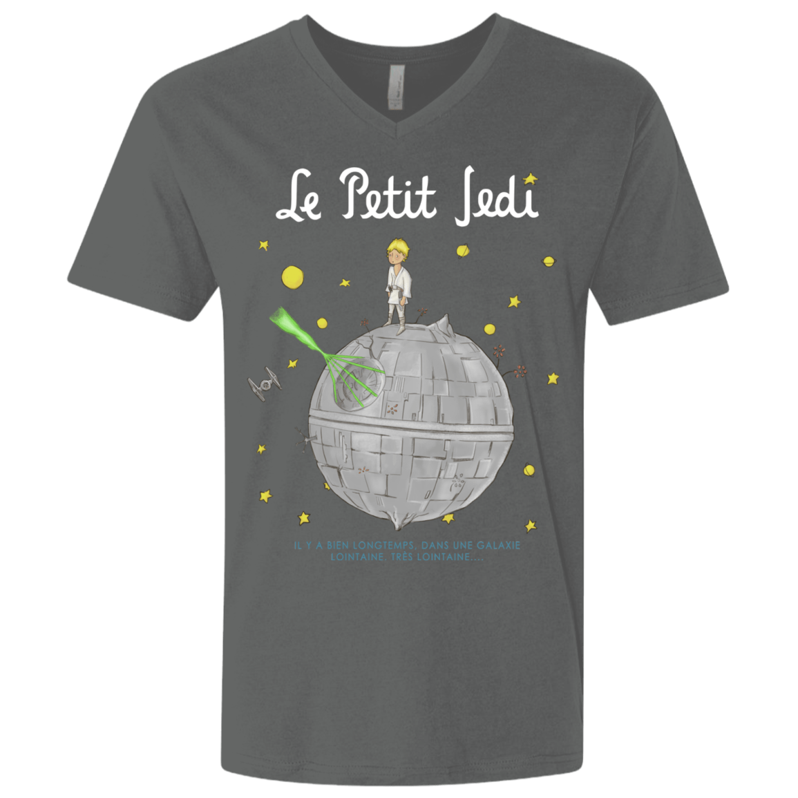 Le Petit Jedi Men's Premium V-Neck