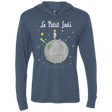 T-Shirts Indigo / X-Small Le Petit Jedi Triblend Long Sleeve Hoodie Tee