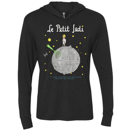 T-Shirts Vintage Black / X-Small Le Petit Jedi Triblend Long Sleeve Hoodie Tee