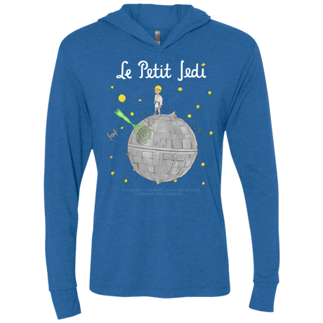 T-Shirts Vintage Royal / X-Small Le Petit Jedi Triblend Long Sleeve Hoodie Tee