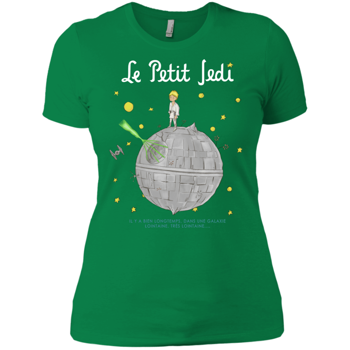 T-Shirts Kelly Green / X-Small Le Petit Jedi Women's Premium T-Shirt