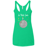 T-Shirts Envy / X-Small Le Petit Jedi Women's Triblend Racerback Tank