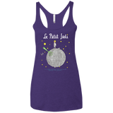 T-Shirts Purple / X-Small Le Petit Jedi Women's Triblend Racerback Tank