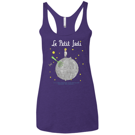 T-Shirts Purple / X-Small Le Petit Jedi Women's Triblend Racerback Tank