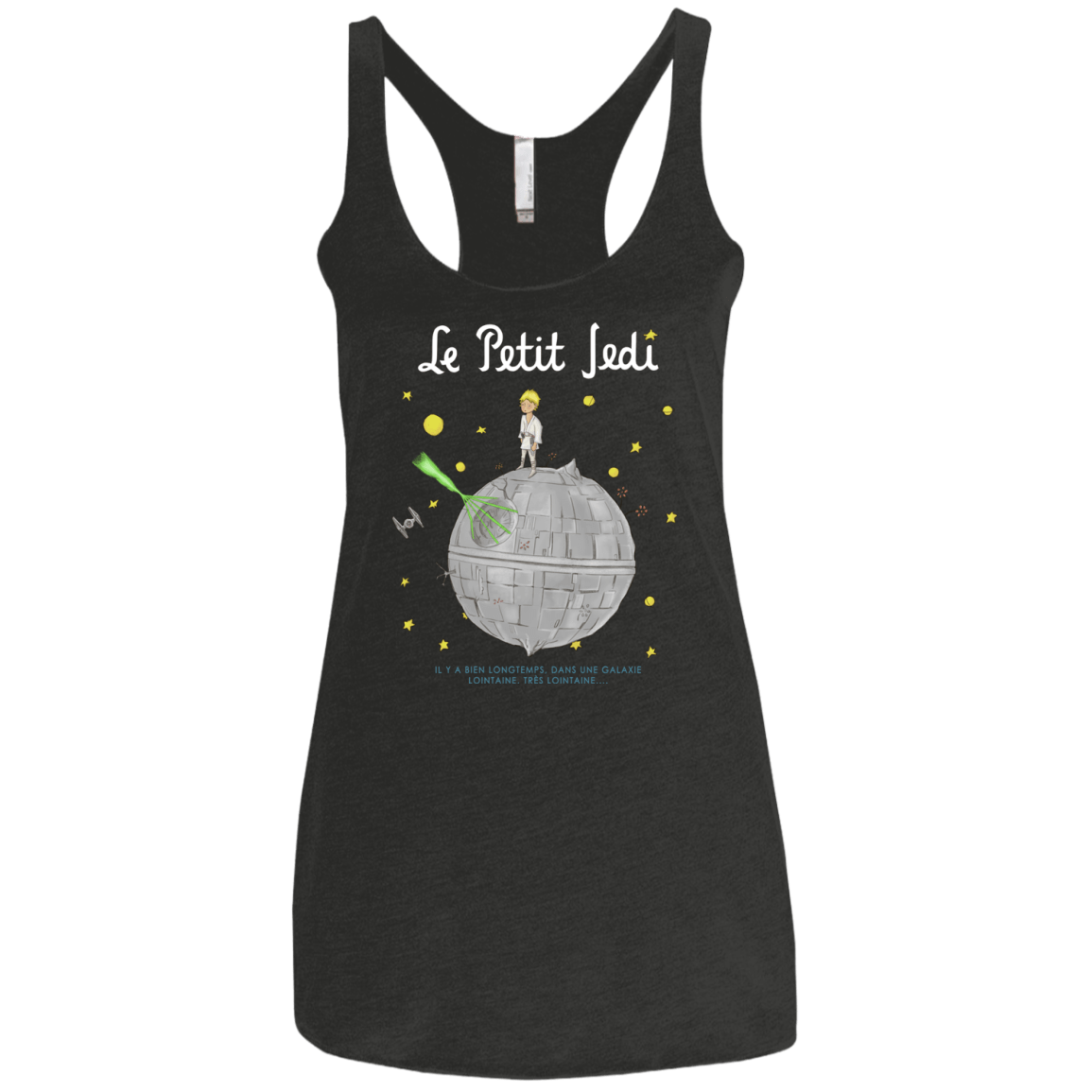 Le Petit Jedi Women's Triblend Racerback Tank