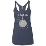 T-Shirts Vintage Navy / X-Small Le Petit Jedi Women's Triblend Racerback Tank