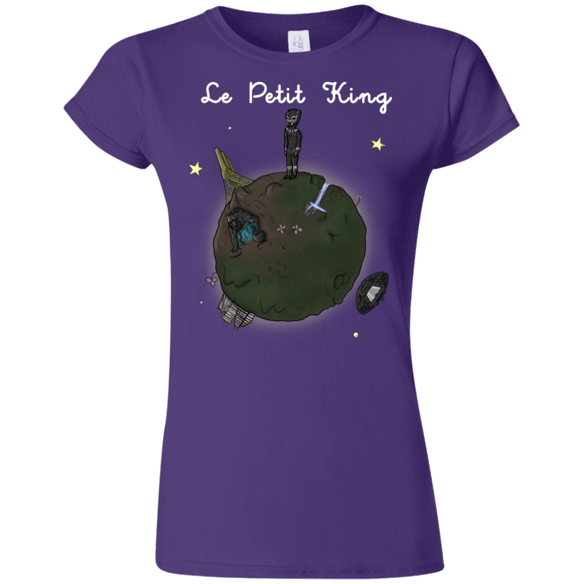 T-Shirts Purple / S Le Petit Prince Of Wakanda Junior Slimmer-Fit T-Shirt