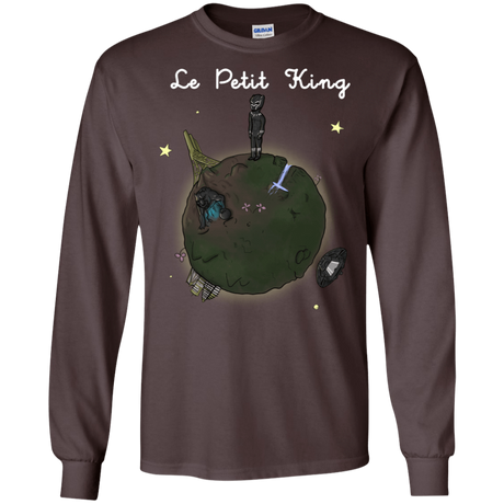 T-Shirts Dark Chocolate / S Le Petit Prince Of Wakanda Men's Long Sleeve T-Shirt