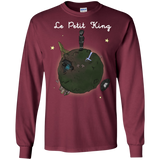 T-Shirts Maroon / S Le Petit Prince Of Wakanda Men's Long Sleeve T-Shirt