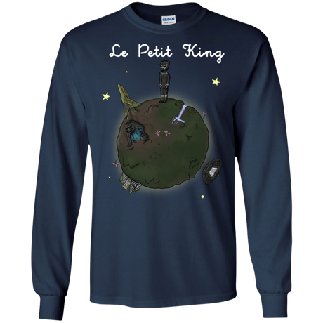 T-Shirts Navy / S Le Petit Prince Of Wakanda Men's Long Sleeve T-Shirt