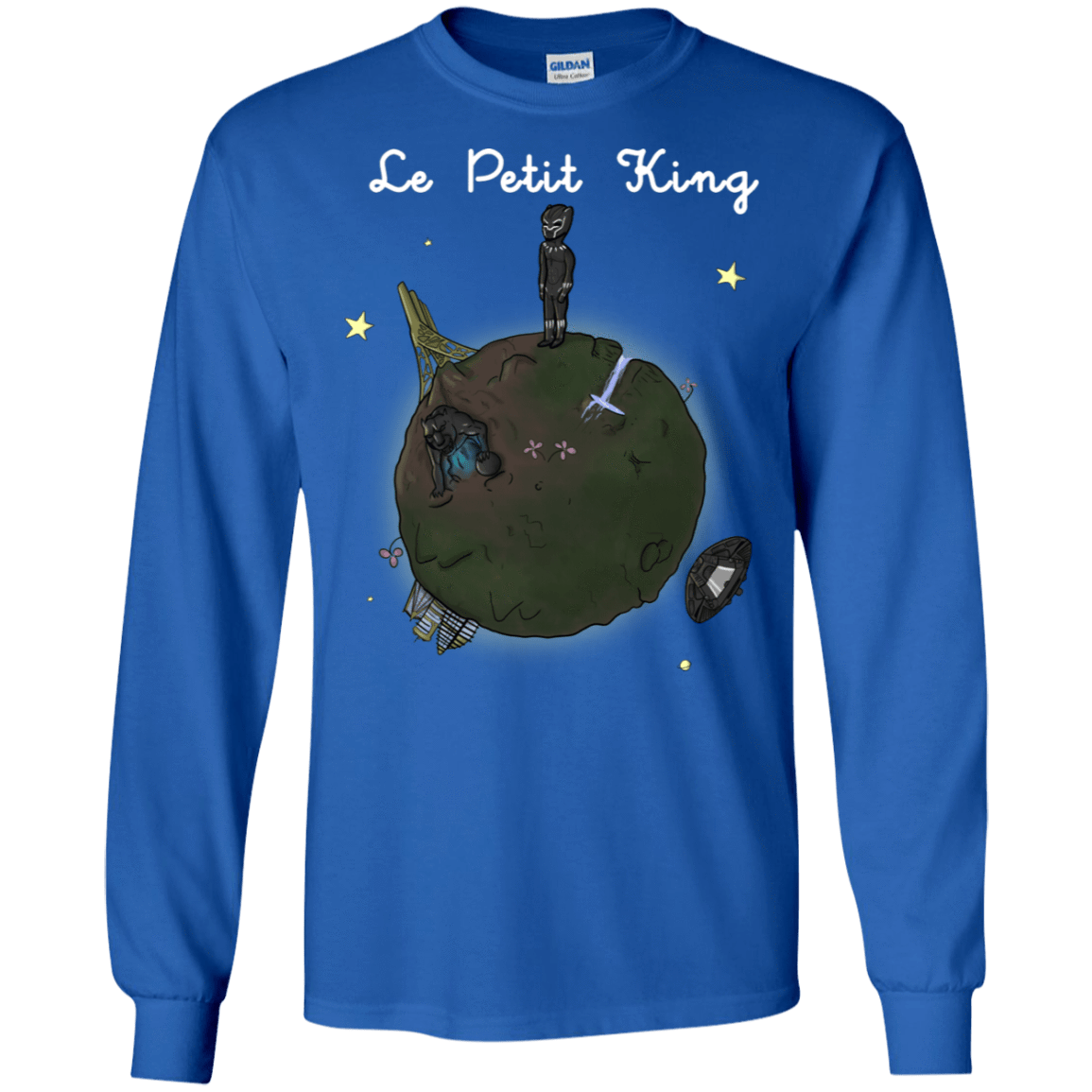 T-Shirts Royal / S Le Petit Prince Of Wakanda Men's Long Sleeve T-Shirt