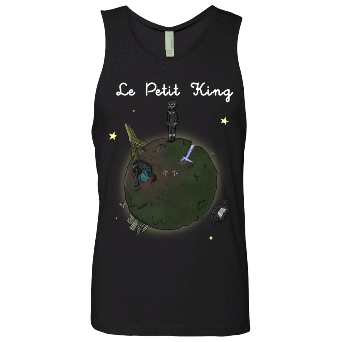 T-Shirts Black / S Le Petit Prince Of Wakanda Men's Premium Tank Top