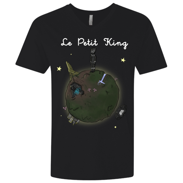 T-Shirts Black / X-Small Le Petit Prince Of Wakanda Men's Premium V-Neck