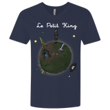 T-Shirts Midnight Navy / X-Small Le Petit Prince Of Wakanda Men's Premium V-Neck