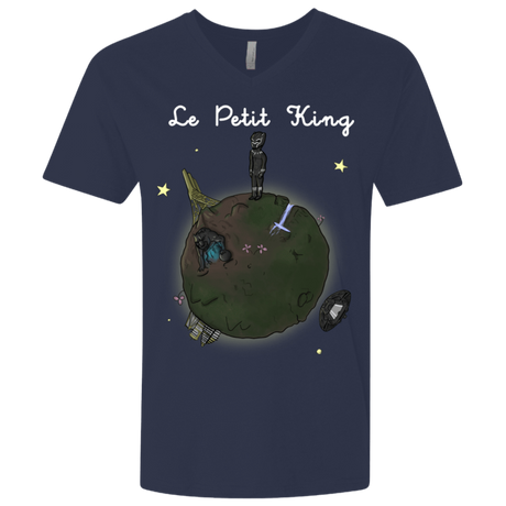 T-Shirts Midnight Navy / X-Small Le Petit Prince Of Wakanda Men's Premium V-Neck