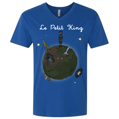 T-Shirts Royal / X-Small Le Petit Prince Of Wakanda Men's Premium V-Neck