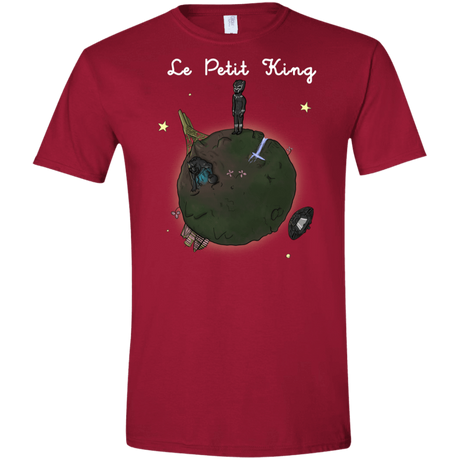 T-Shirts Cardinal Red / S Le Petit Prince Of Wakanda Men's Semi-Fitted Softstyle