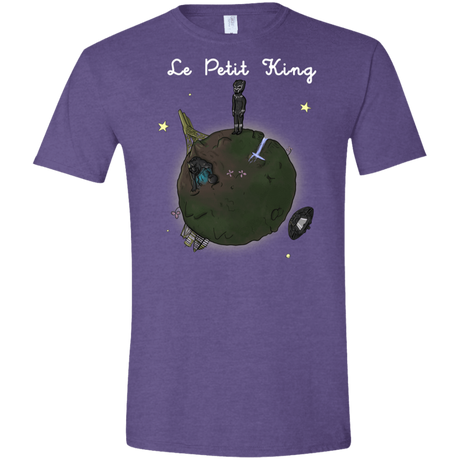T-Shirts Heather Purple / S Le Petit Prince Of Wakanda Men's Semi-Fitted Softstyle