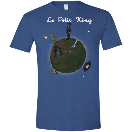 T-Shirts Heather Royal / X-Small Le Petit Prince Of Wakanda Men's Semi-Fitted Softstyle