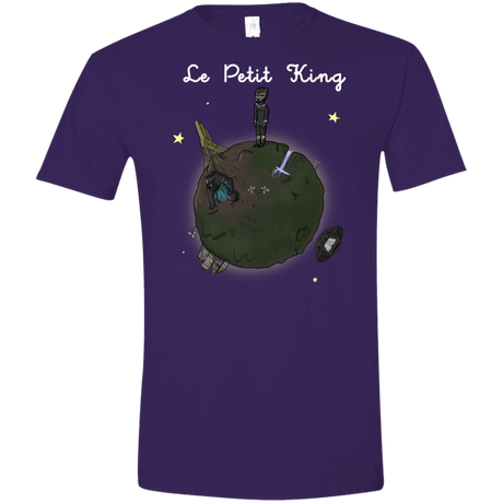 T-Shirts Purple / S Le Petit Prince Of Wakanda Men's Semi-Fitted Softstyle