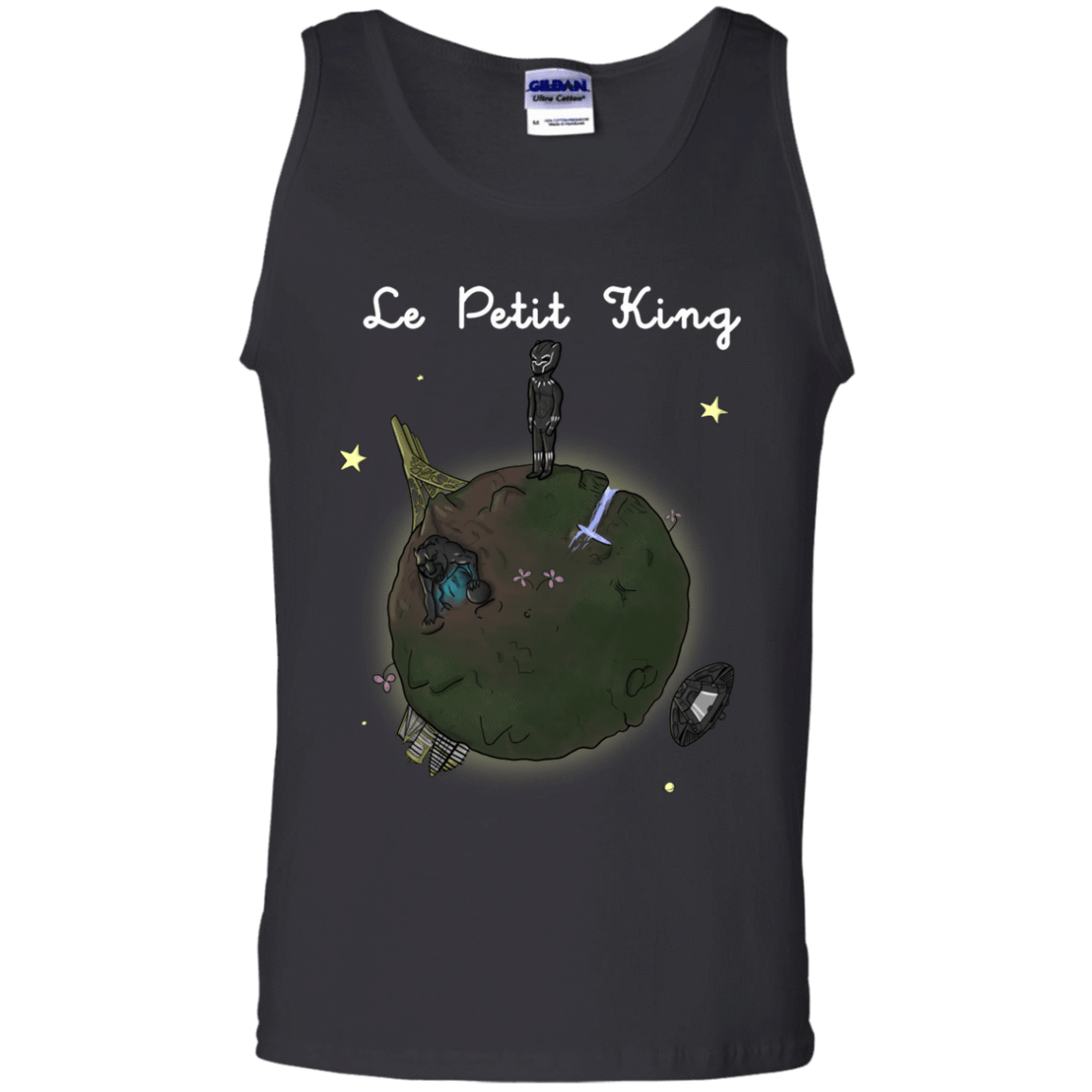 T-Shirts Black / S Le Petit Prince Of Wakanda Men's Tank Top