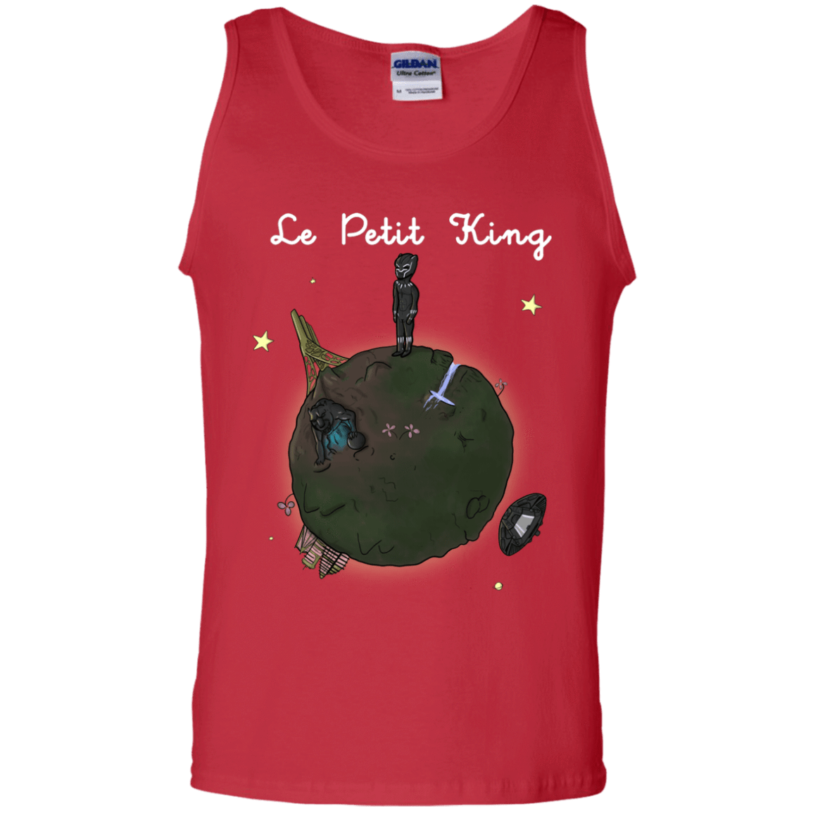 T-Shirts Red / S Le Petit Prince Of Wakanda Men's Tank Top