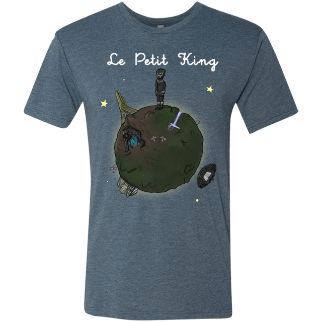 T-Shirts Indigo / S Le Petit Prince Of Wakanda Men's Triblend T-Shirt