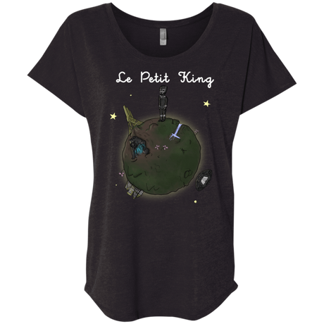 T-Shirts Vintage Black / X-Small Le Petit Prince Of Wakanda Triblend Dolman Sleeve
