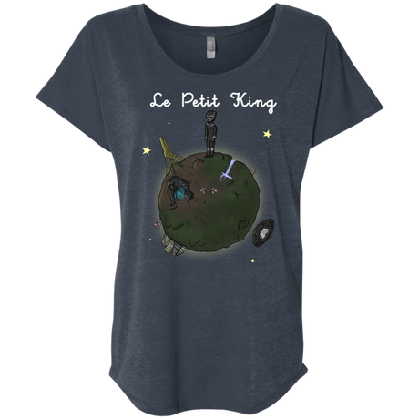 T-Shirts Vintage Navy / X-Small Le Petit Prince Of Wakanda Triblend Dolman Sleeve
