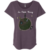 T-Shirts Vintage Purple / X-Small Le Petit Prince Of Wakanda Triblend Dolman Sleeve