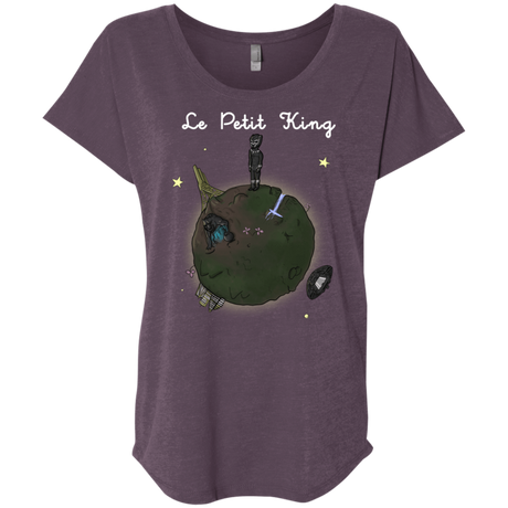 T-Shirts Vintage Purple / X-Small Le Petit Prince Of Wakanda Triblend Dolman Sleeve