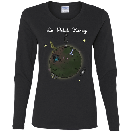 T-Shirts Black / S Le Petit Prince Of Wakanda Women's Long Sleeve T-Shirt