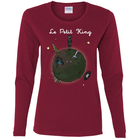 T-Shirts Cardinal / S Le Petit Prince Of Wakanda Women's Long Sleeve T-Shirt