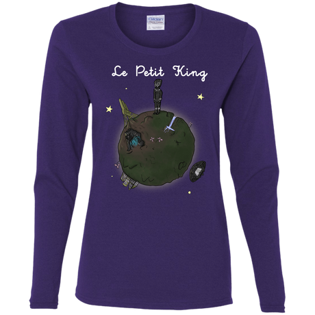 T-Shirts Purple / S Le Petit Prince Of Wakanda Women's Long Sleeve T-Shirt