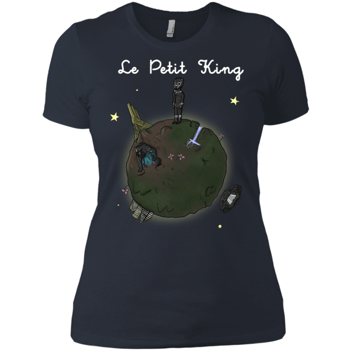 T-Shirts Indigo / X-Small Le Petit Prince Of Wakanda Women's Premium T-Shirt