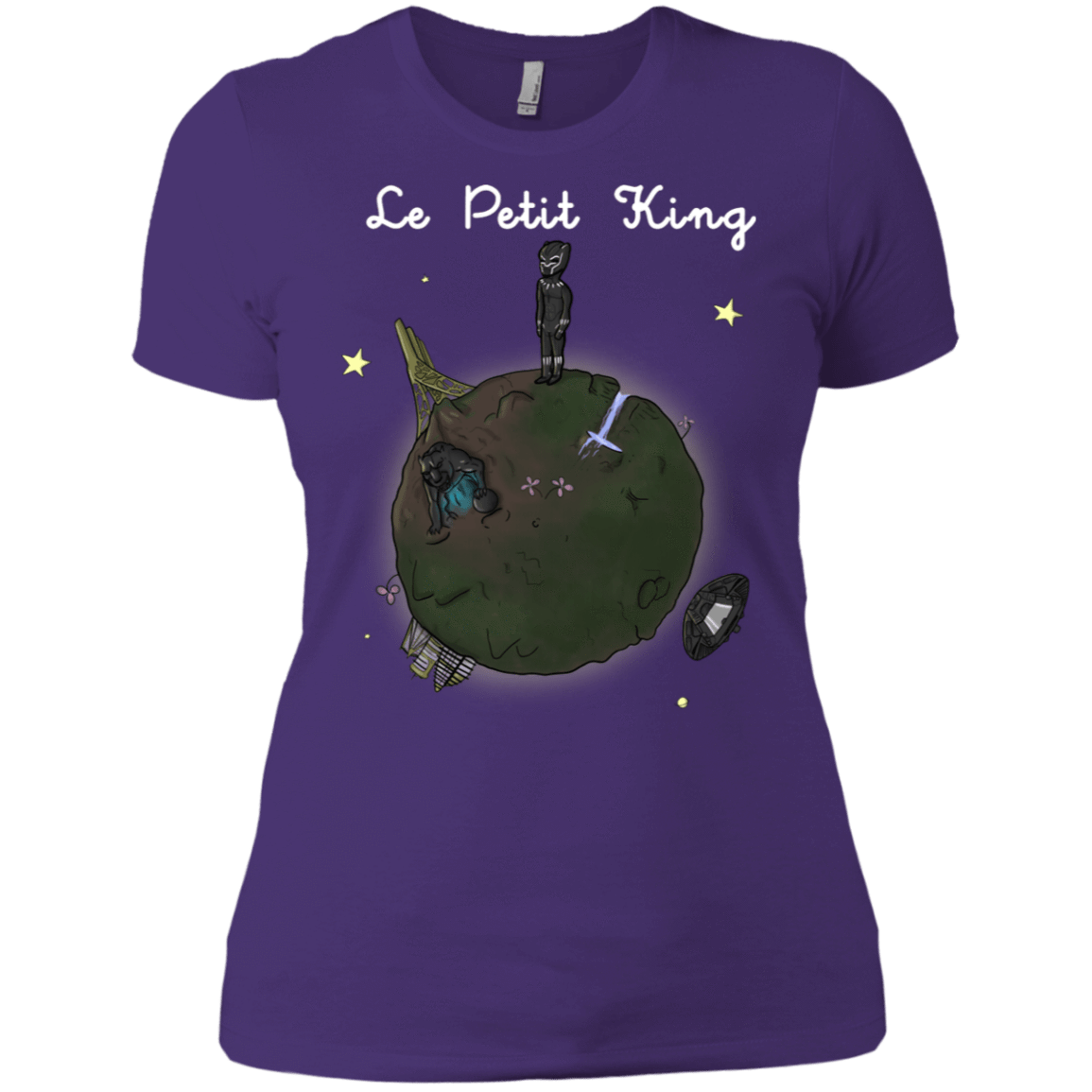 T-Shirts Purple Rush/ / X-Small Le Petit Prince Of Wakanda Women's Premium T-Shirt