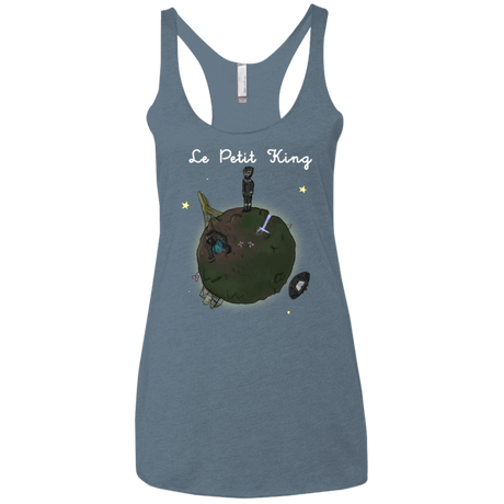 T-Shirts Indigo / X-Small Le Petit Prince Of Wakanda Women's Triblend Racerback Tank