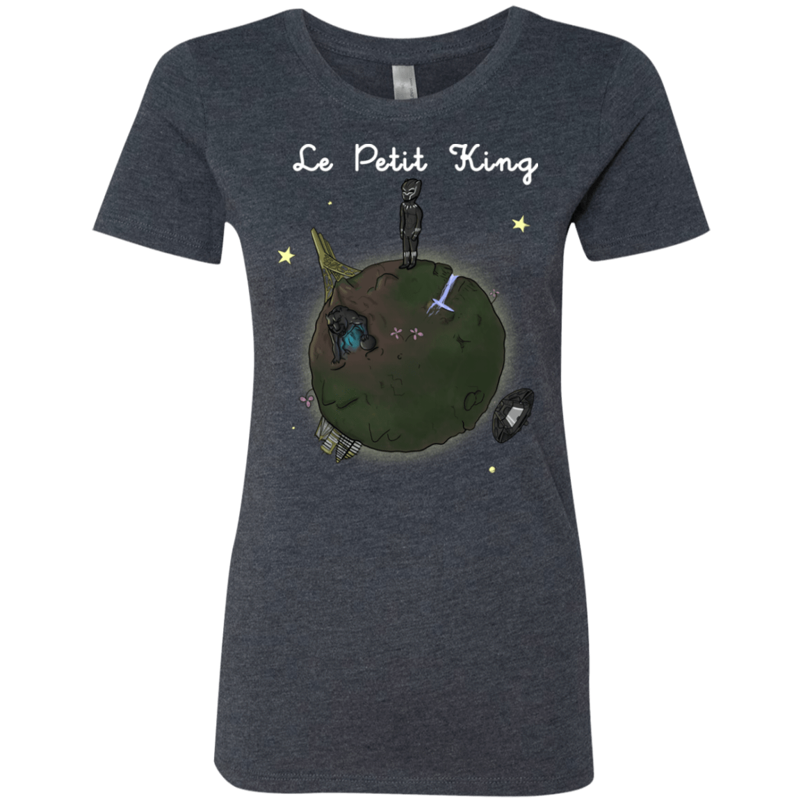 T-Shirts Vintage Navy / S Le Petit Prince Of Wakanda Women's Triblend T-Shirt